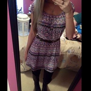 Tribal print dress